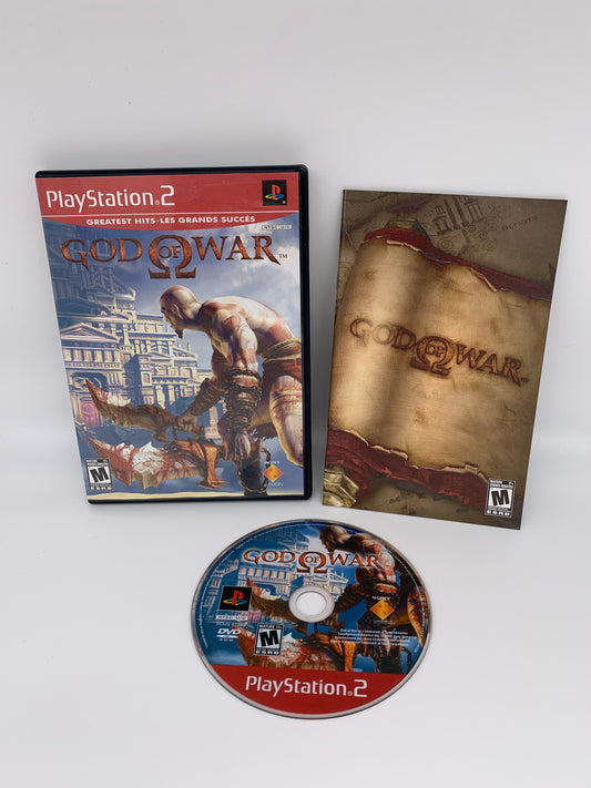 PiXEL-RETRO.COM : SONY PLAYSTATION 2 (PS2) COMPLET CIB BOX MANUAL GAME NTSC GOD OF WAR