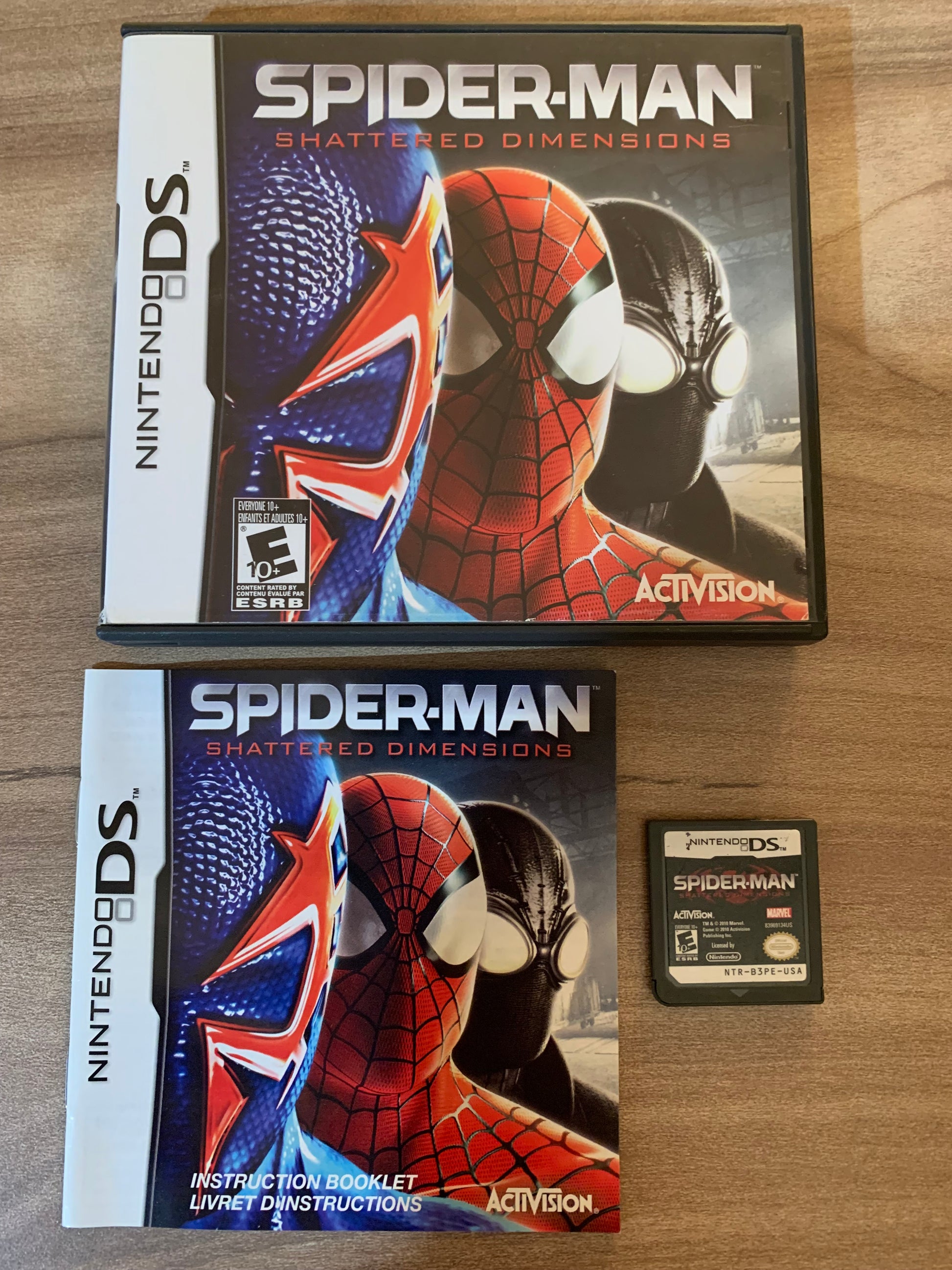 PiXEL-RETRO.COM : NINTENDO DS (DS) SPIDER-MAN SHATTERED DIMENSIONS COMPLETE CIB BOX MANUAL GAME NTSC