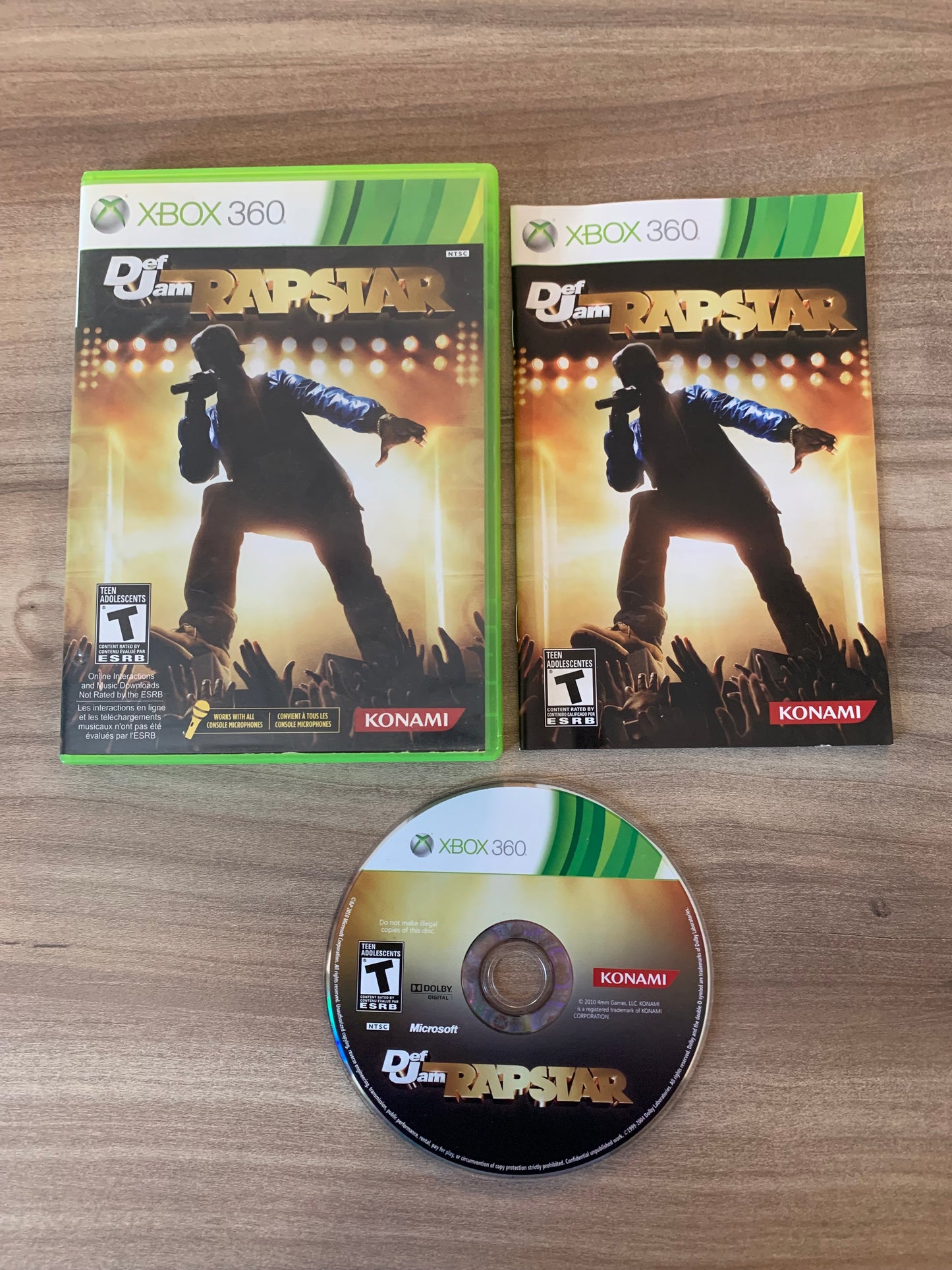 PiXEL-RETRO.COM : MICROSOFT XBOX 360 COMPLETE CIB BOX MANUAL GAME NTSC DEF JAM RAPSTAR