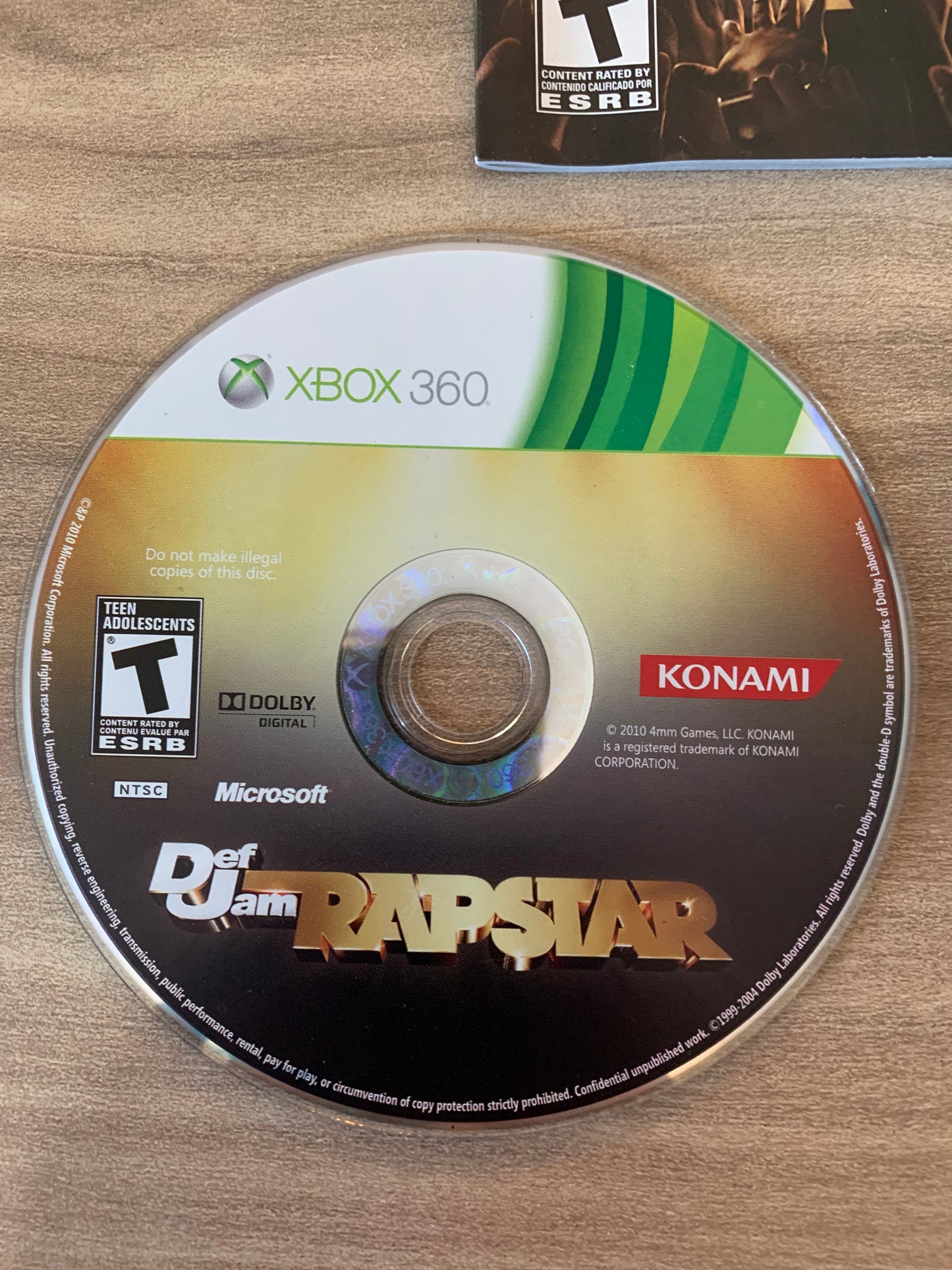 MiCROSOFT XBOX 360 | DEF JAM RAPSTAR