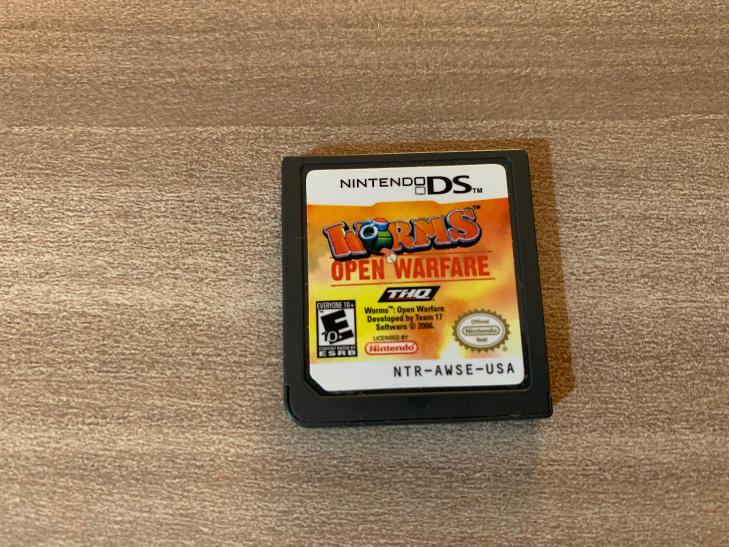 PiXEL-RETRO.COM : NINTENDO DS (DS) WORMS OPEN WARFARE GAME NTSC