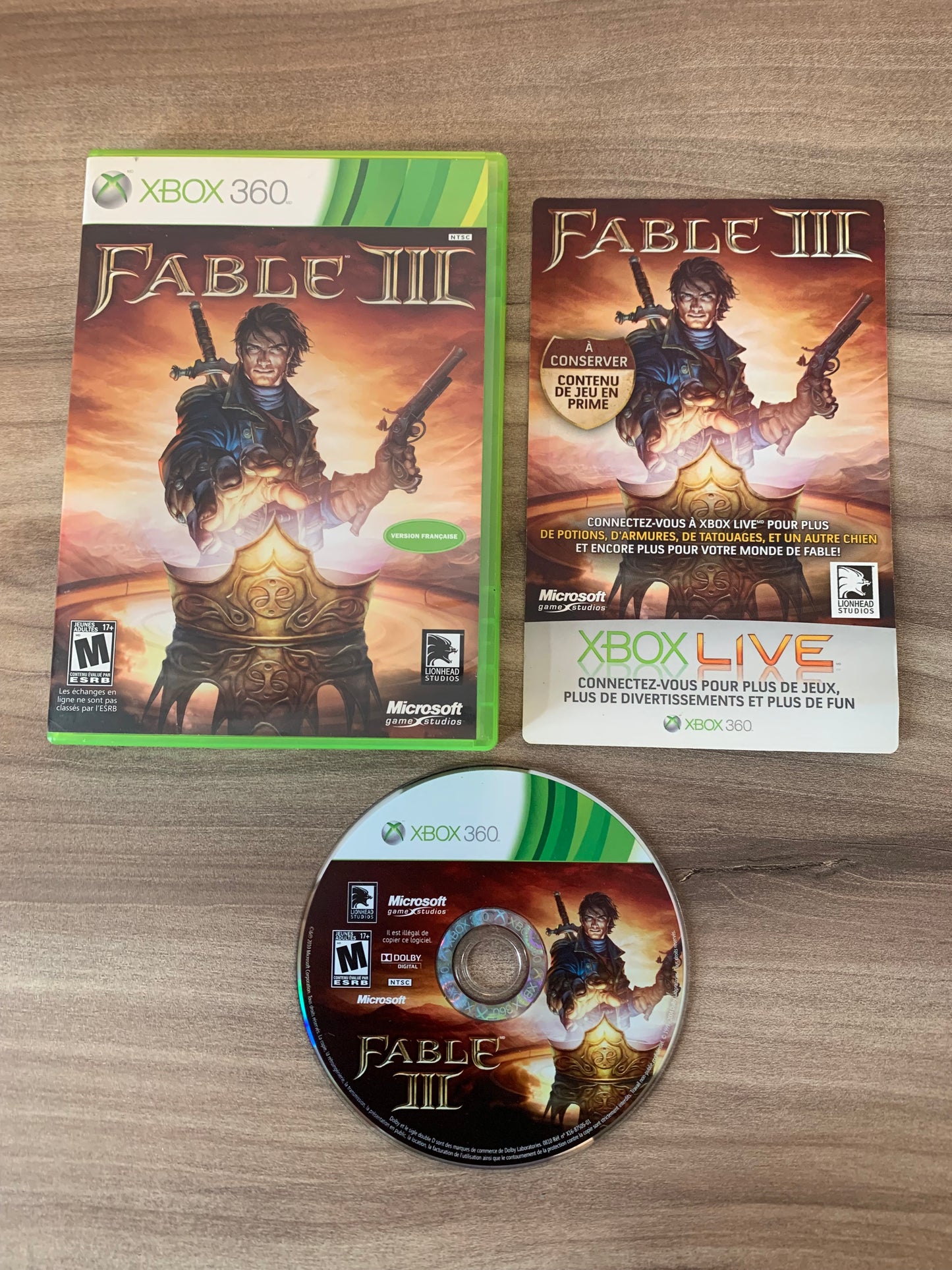 PiXEL-RETRO.COM : MICROSOFT XBOX 360 COMPLETE CIB BOX MANUAL GAME NTSC FABLE III