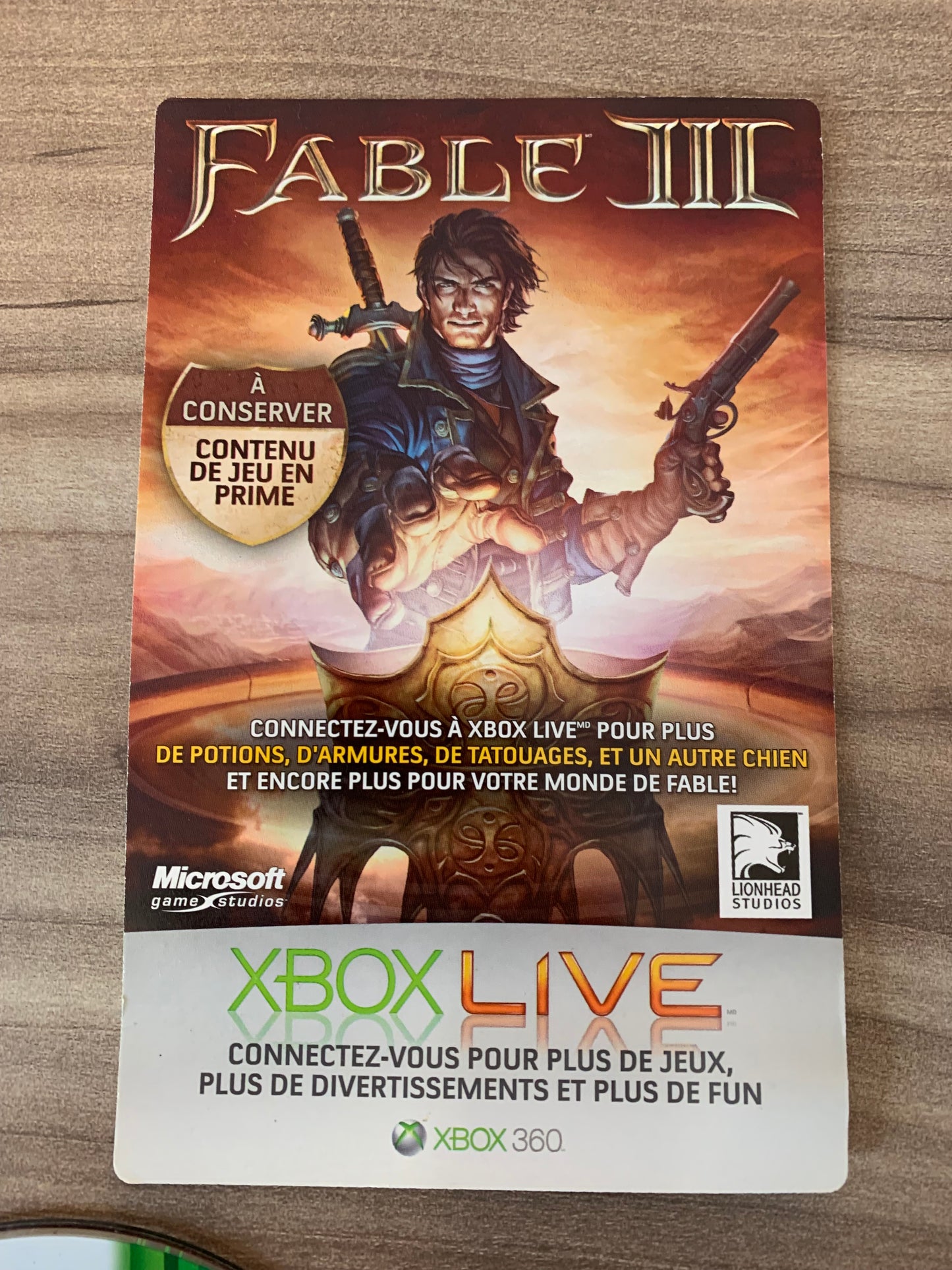 MiCROSOFT XBOX 360 | FABLE III