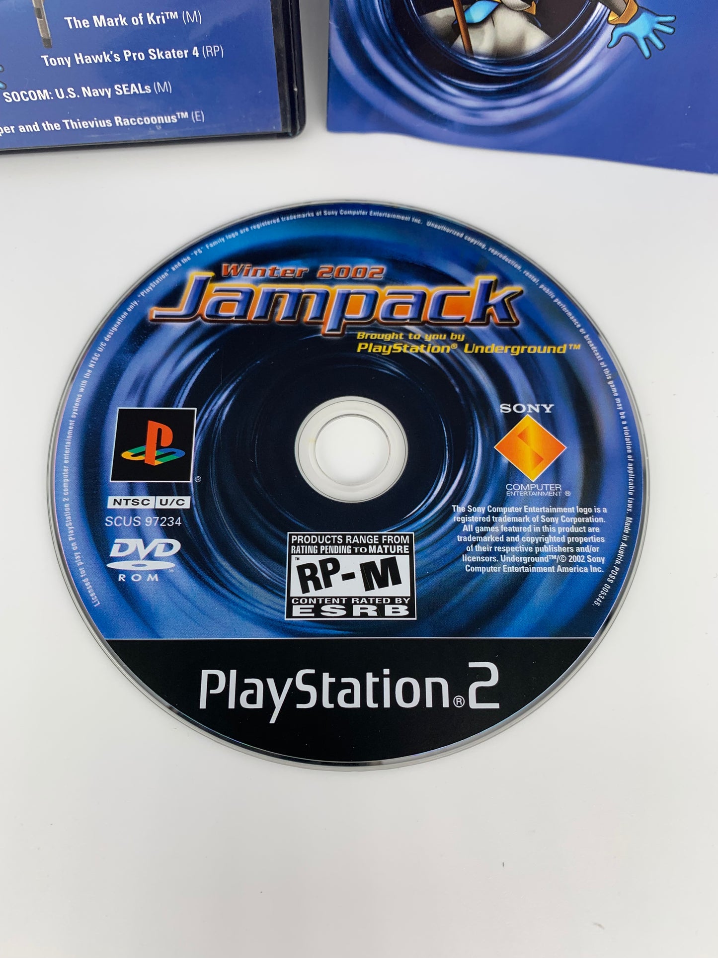 SONY PLAYSTATiON 2 [PS2] | JAMPACK PLAYSTATiON UNDERGROUND DEMOS | WiNTER 2002