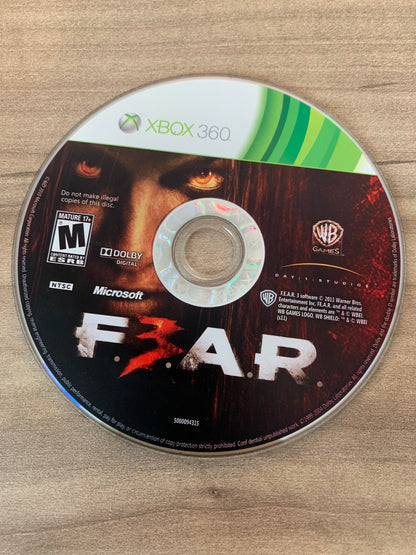 MiCROSOFT XBOX 360 | FEAR F.3.A.R.