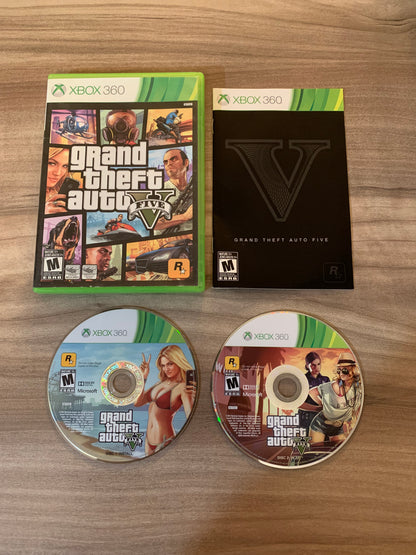 PiXEL-RETRO.COM : MICROSOFT XBOX 360 COMPLETE CIB BOX MANUAL GAME NTSC GRAND THEFT AUTO V FIVE 5