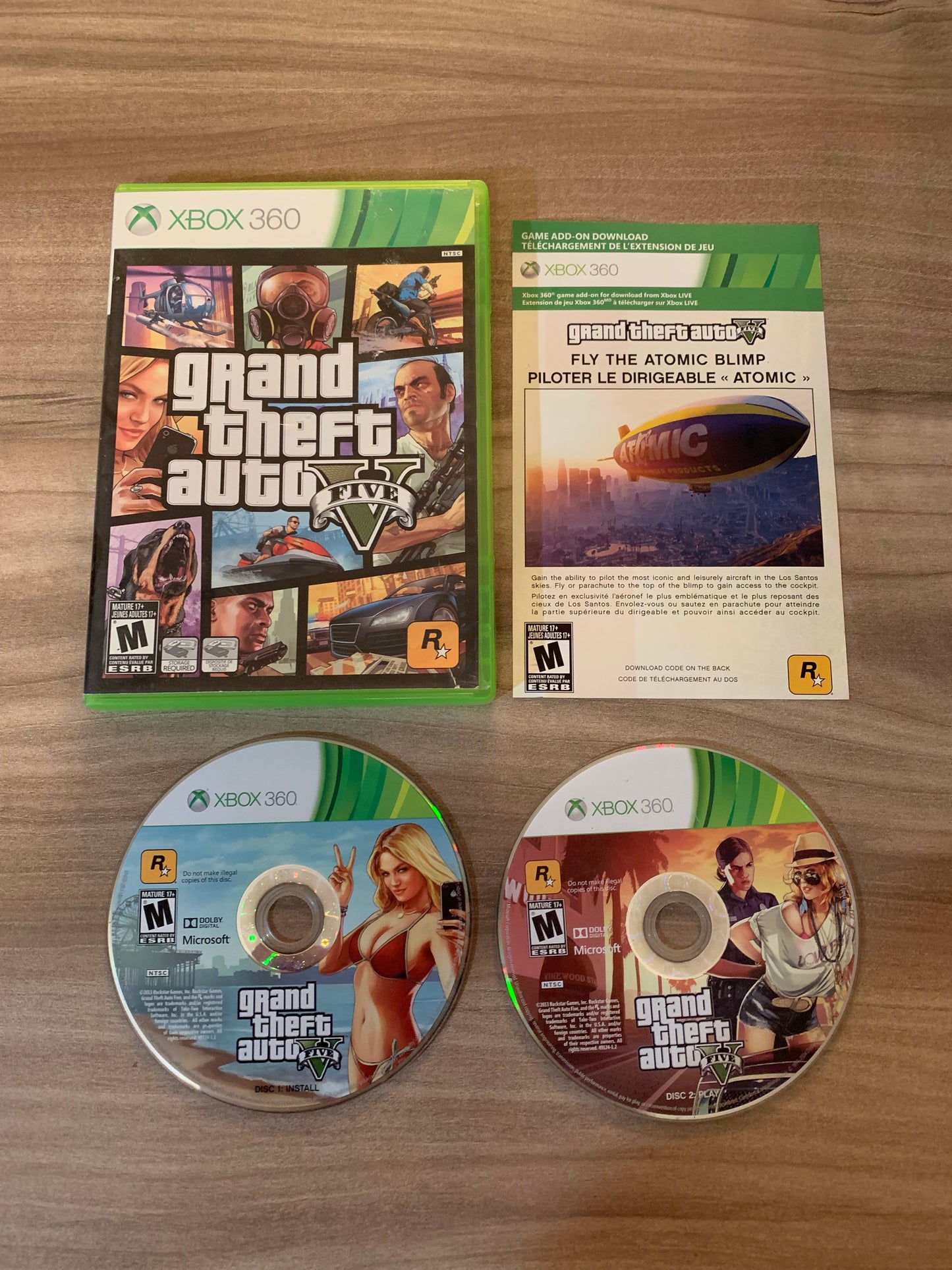 PiXEL-RETRO.COM : MICROSOFT XBOX 360 COMPLETE CIB BOX MANUAL GAME NTSC GRAND THEFT AUTO V FIVE 5