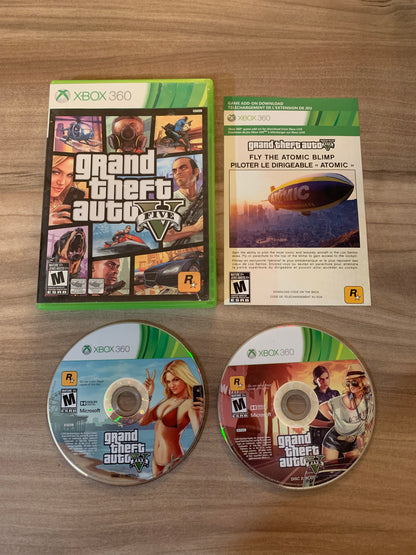 PiXEL-RETRO.COM : MICROSOFT XBOX 360 COMPLETE CIB BOX MANUAL GAME NTSC GRAND THEFT AUTO V FIVE 5