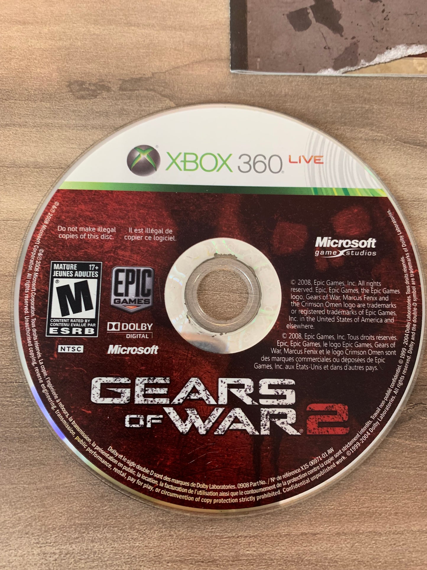 MiCROSOFT XBOX 360 | GEARS OF WAR 2