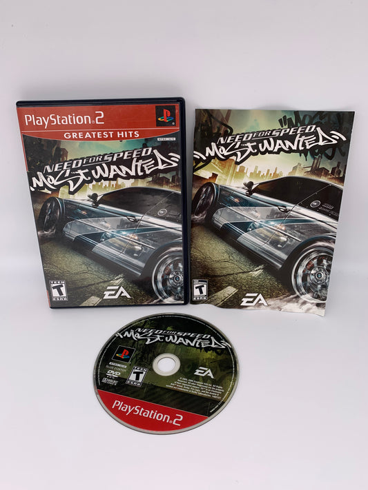 PiXEL-RETRO.COM : SONY PLAYSTATION 2 (PS2) COMPLET CIB BOX MANUAL GAME NTSC NEED FOR SPEED MOST WANTED
