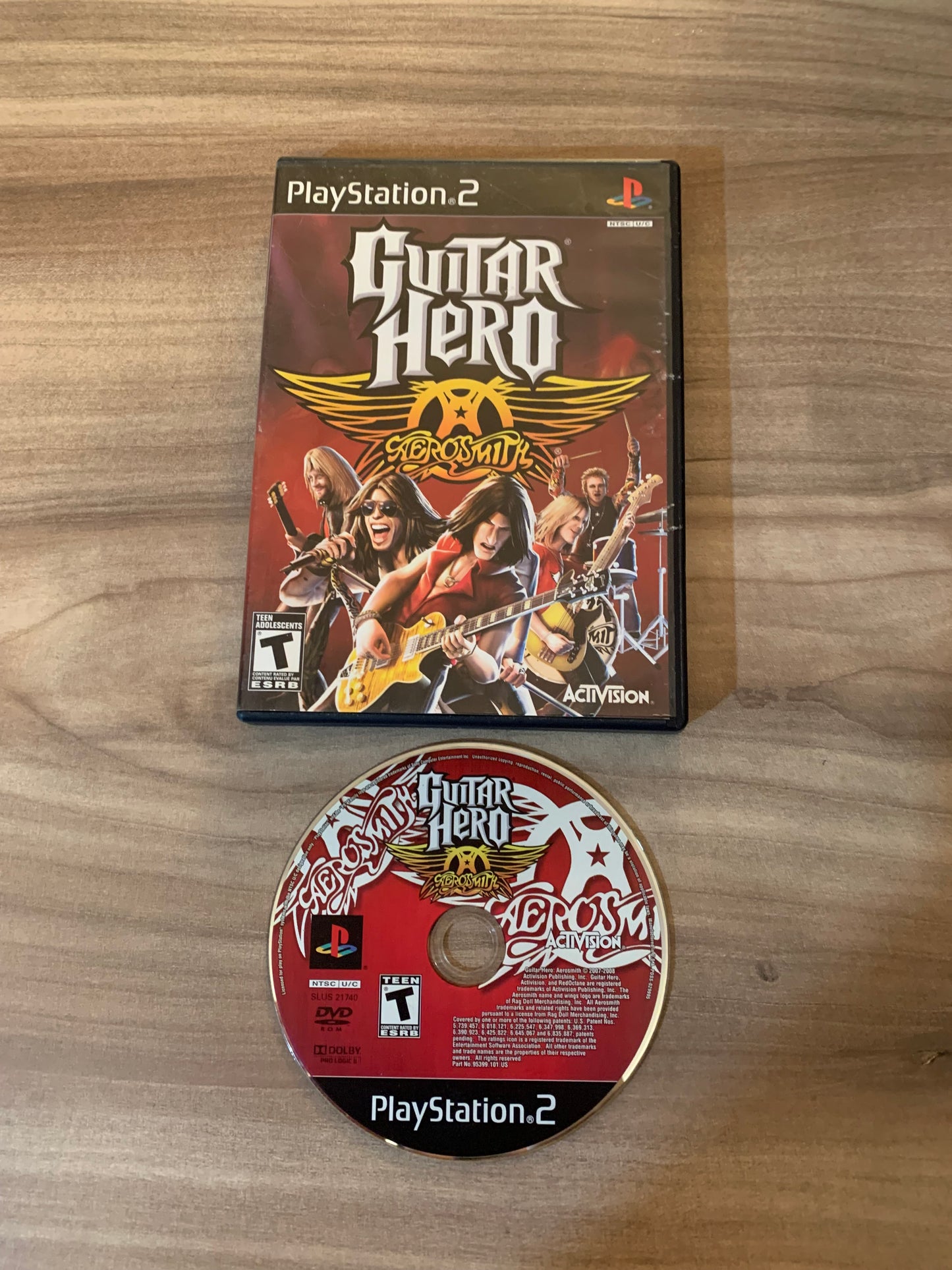 PiXEL-RETRO.COM : SONY PLAYSTATION 2 (PS2) COMPLET CIB BOX MANUAL GAME NTSC GUITAR HERO AEROSMITH