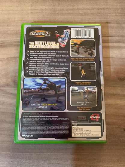 MiCROSOFT XBOX ORiGiNAL | TONY HAWKS PRO SKATER 2X