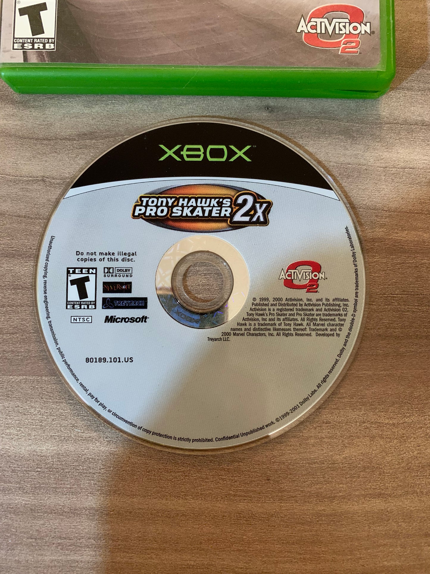 MiCROSOFT XBOX ORiGiNAL | TONY HAWKS PRO SKATER 2X