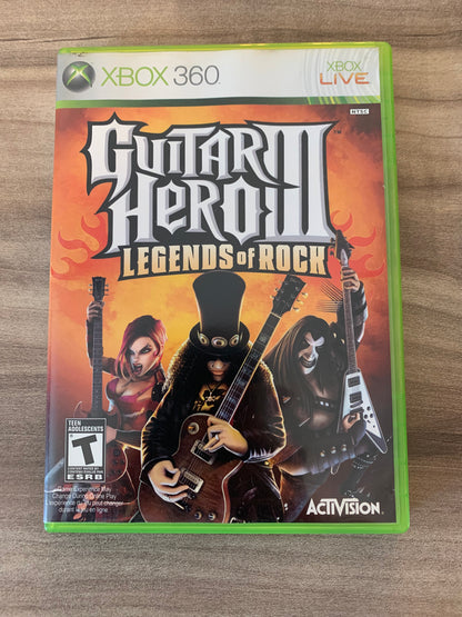 MiCROSOFT XBOX 360 | GUiTAR HERO III LEGENDS OF ROCK