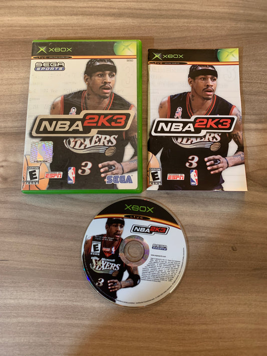 PiXEL-RETRO.COM : MICROSOFT XBOX COMPLETE CIB BOX MANUAL GAME NTSC NBA 2K3