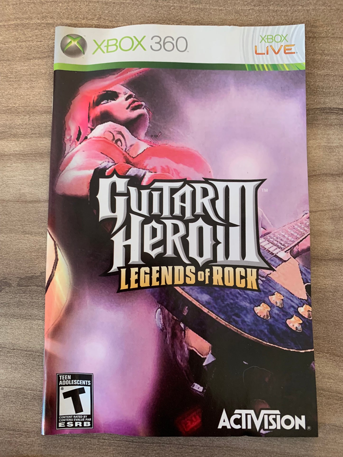 MiCROSOFT XBOX 360 | GUiTAR HERO III LEGENDS OF ROCK