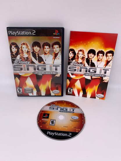 PiXEL-RETRO.COM : SONY PLAYSTATION 2 (PS2) COMPLET CIB BOX MANUAL GAME NTSC DISNEY SING IT POP HITS