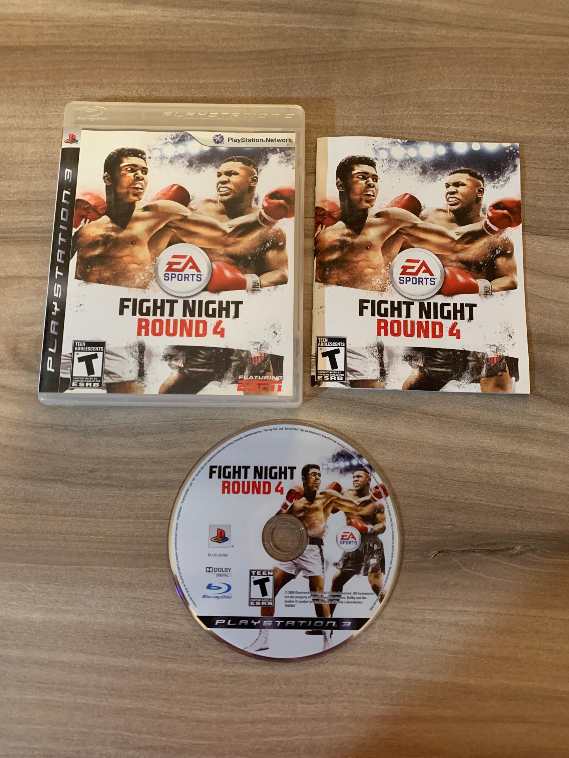 PiXEL-RETRO.COM : SONY PLAYSTATION 3 (PS3) COMPLET CIB BOX MANUAL GAME NTSC FIGHT NIGHT ROUND 4