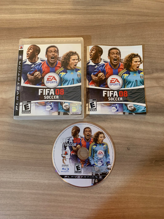 PiXEL-RETRO.COM : SONY PLAYSTATION 3 (PS3) COMPLET CIB BOX MANUAL GAME NTSC FIFA SOCCER 08