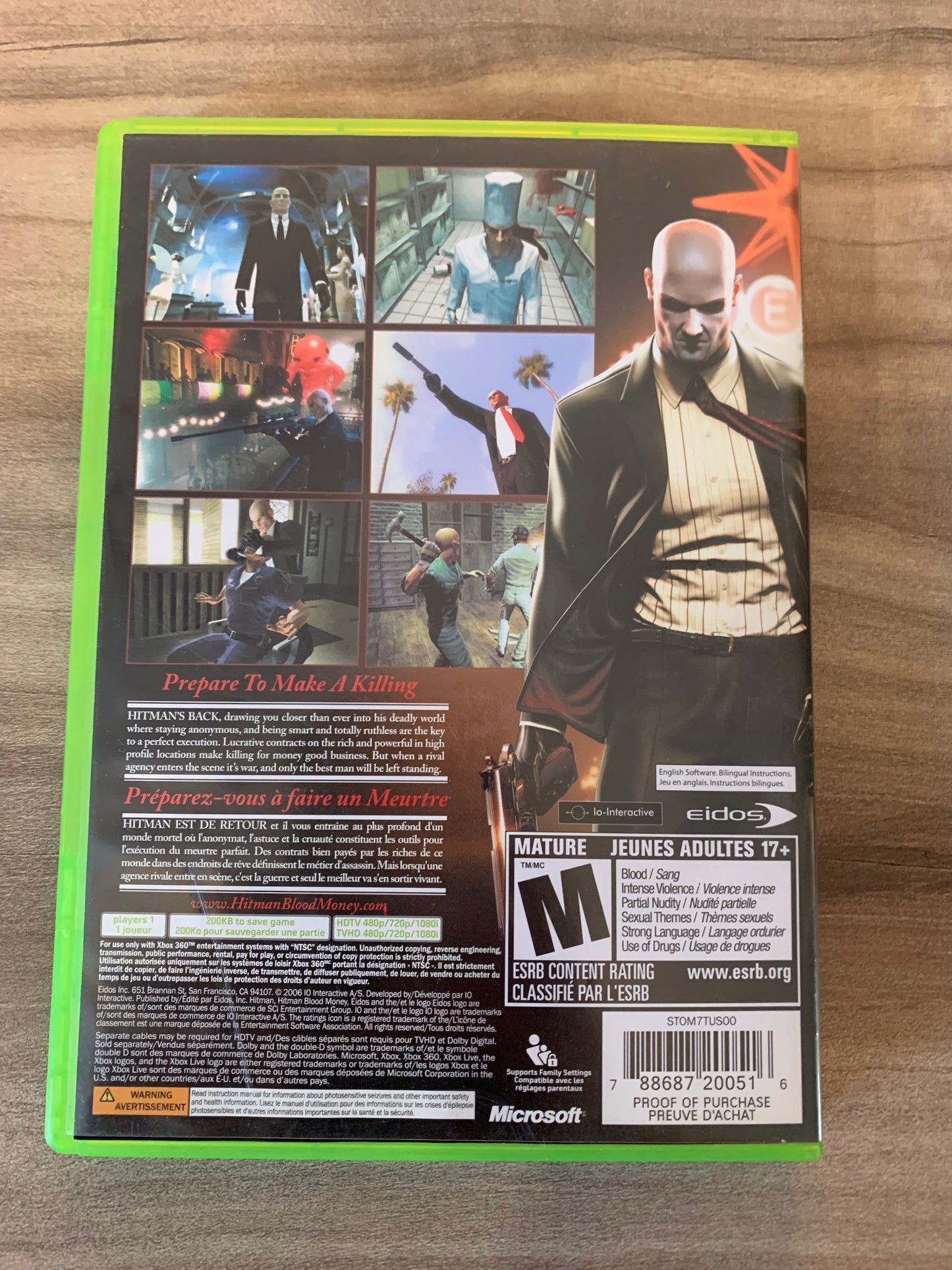 MiCROSOFT XBOX 360 | HiTMAN BLOOD MONEY