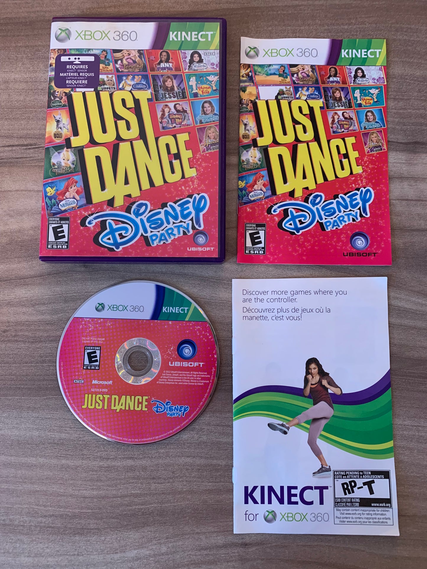 PiXEL-RETRO.COM : MICROSOFT XBOX 360 COMPLETE CIB BOX MANUAL GAME NTSC JUST DANCE DISNEY PARTY