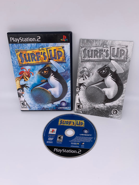 PiXEL-RETRO.COM : SONY PLAYSTATION 2 (PS2) COMPLET CIB BOX MANUAL GAME NTSC SURF'S UP