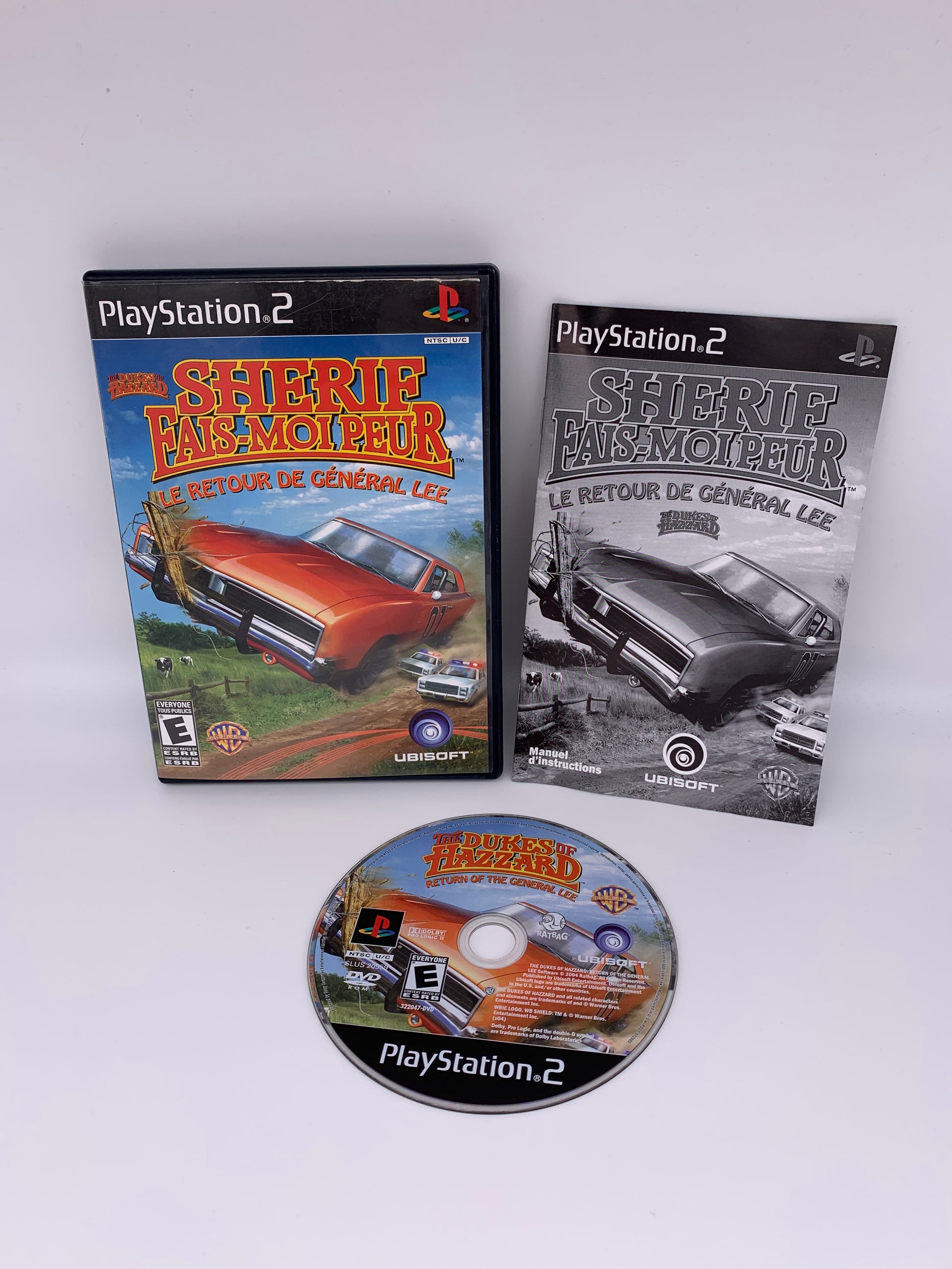 PiXEL-RETRO.COM : SONY PLAYSTATION 2 (PS2) COMPLET CIB BOX MANUAL GAME NTSC THE DUKES OF HAZZARD RETURN OF THE GENERAL LEE
