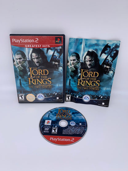 PiXEL-RETRO.COM : SONY PLAYSTATION 2 (PS2) COMPLET CIB BOX MANUAL GAME NTSC THE LORD OF THE RINGS THE TWO TOWERS