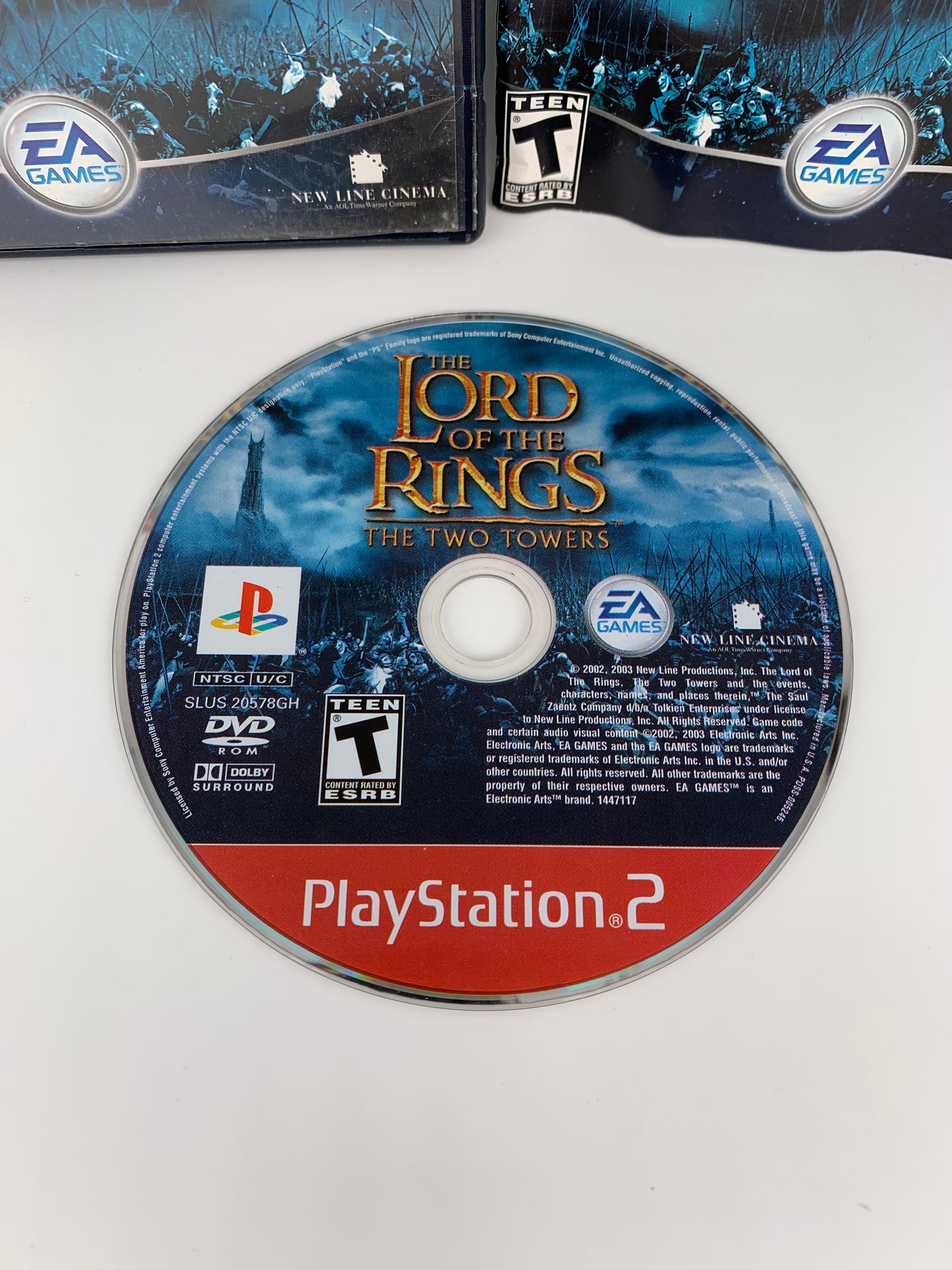 SONY PLAYSTATiON 2 [PS2] | THE LORD OF THE RiNGS THE TWO TOWERS | GREATEST HiTS