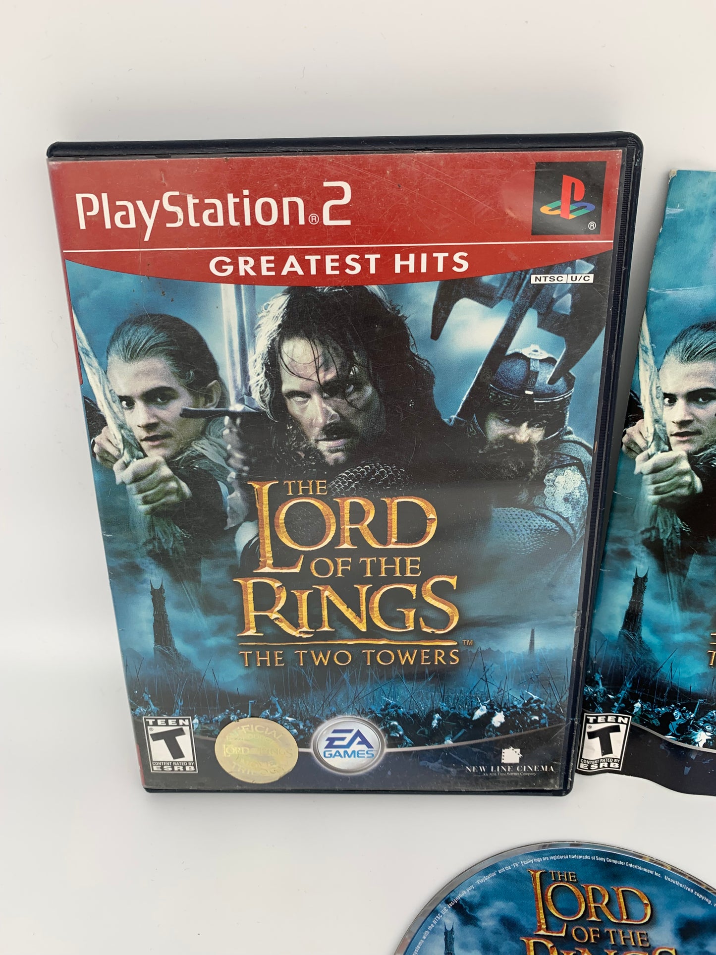 SONY PLAYSTATiON 2 [PS2] | THE LORD OF THE RiNGS THE TWO TOWERS | GREATEST HiTS