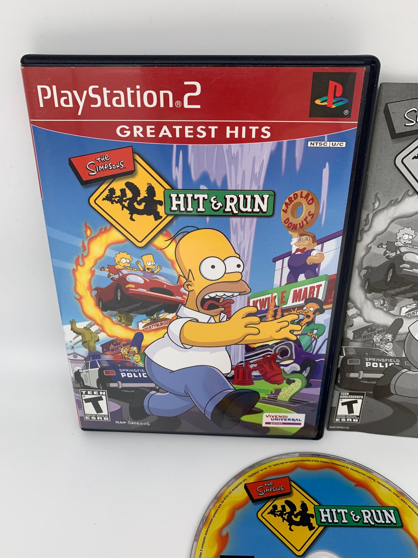 SONY PLAYSTATiON 2 [PS2] | THE SIMPSONS HiT &amp; RUN | GREATEST HiTS