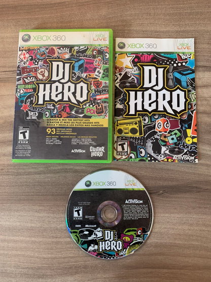 PiXEL-RETRO.COM : MICROSOFT XBOX 360 COMPLETE CIB BOX MANUAL GAME NTSC DJ HERO