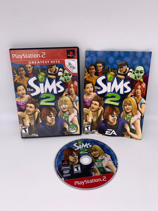 PiXEL-RETRO.COM : SONY PLAYSTATION 2 (PS2) COMPLET CIB BOX MANUAL GAME NTSC THE SIMS 2