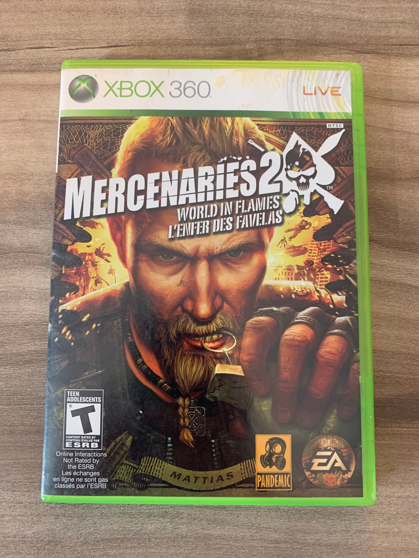 MiCROSOFT XBOX 360 | MERCENARiES 2 WORLD iN FLAMES