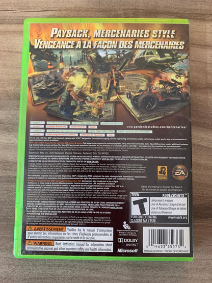 MiCROSOFT XBOX 360 | MERCENARiES 2 WORLD iN FLAMES