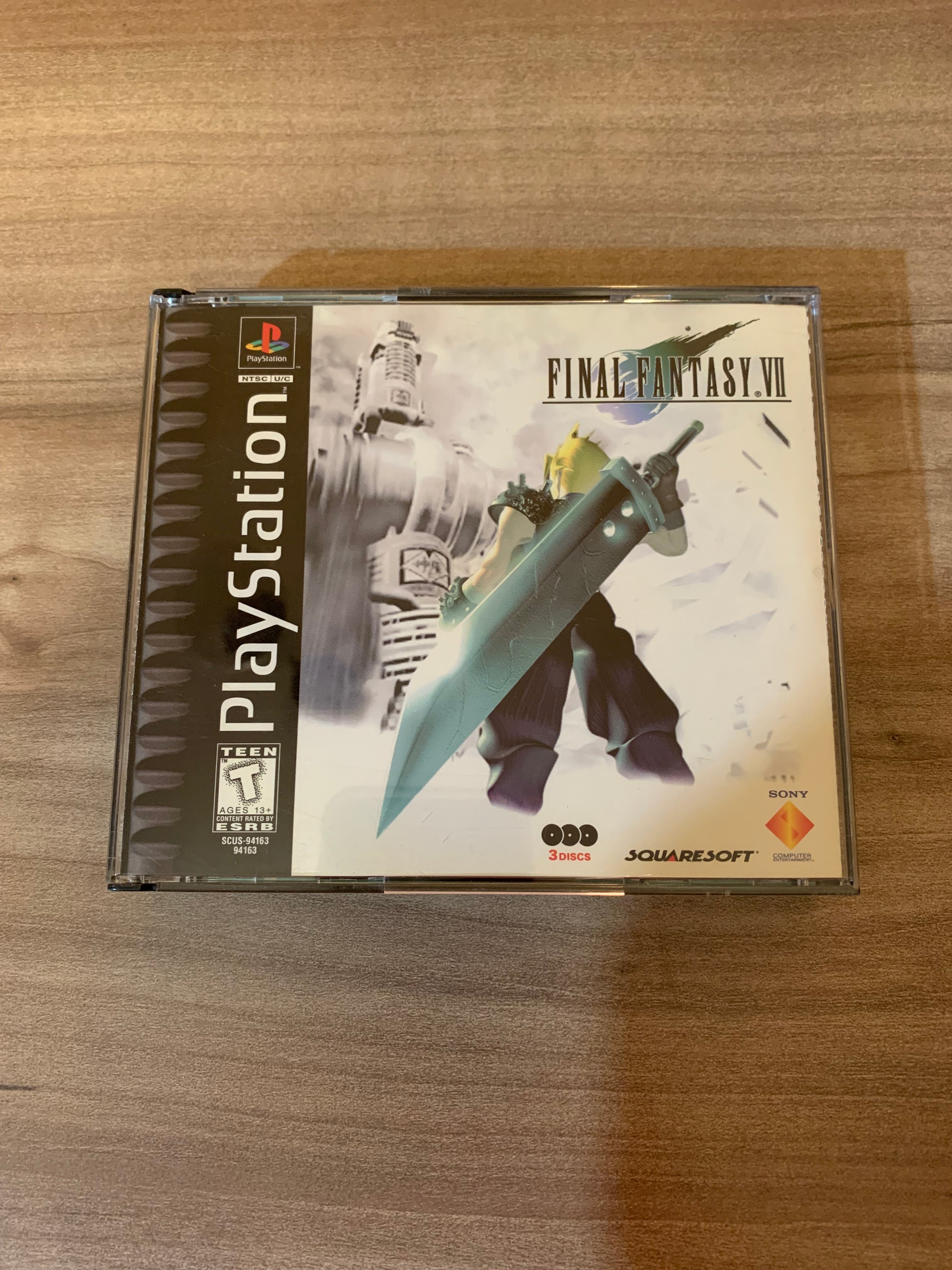 Final Fantasy VII on Playstation shops misprint