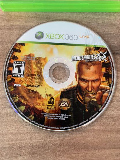 MiCROSOFT XBOX 360 | MERCENARiES 2 WORLD iN FLAMES