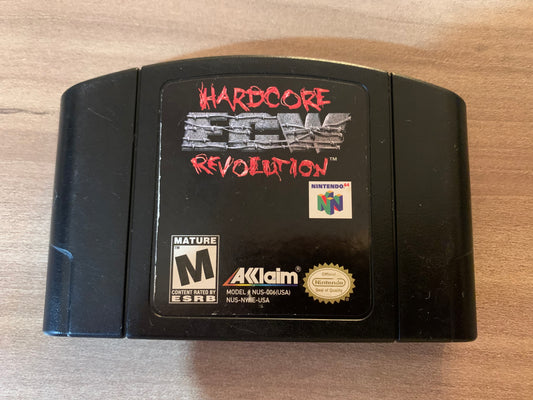 PiXEL-RETRO.COM : NINTENDO 64 (N64) ECW HARDCORE REVOLUTION GAME NTSC