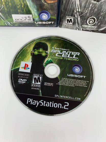 SONY PLAYSTATiON 2 [PS2] | TOM CLANCYS SPLiNTER CELL CHAOS THEORY