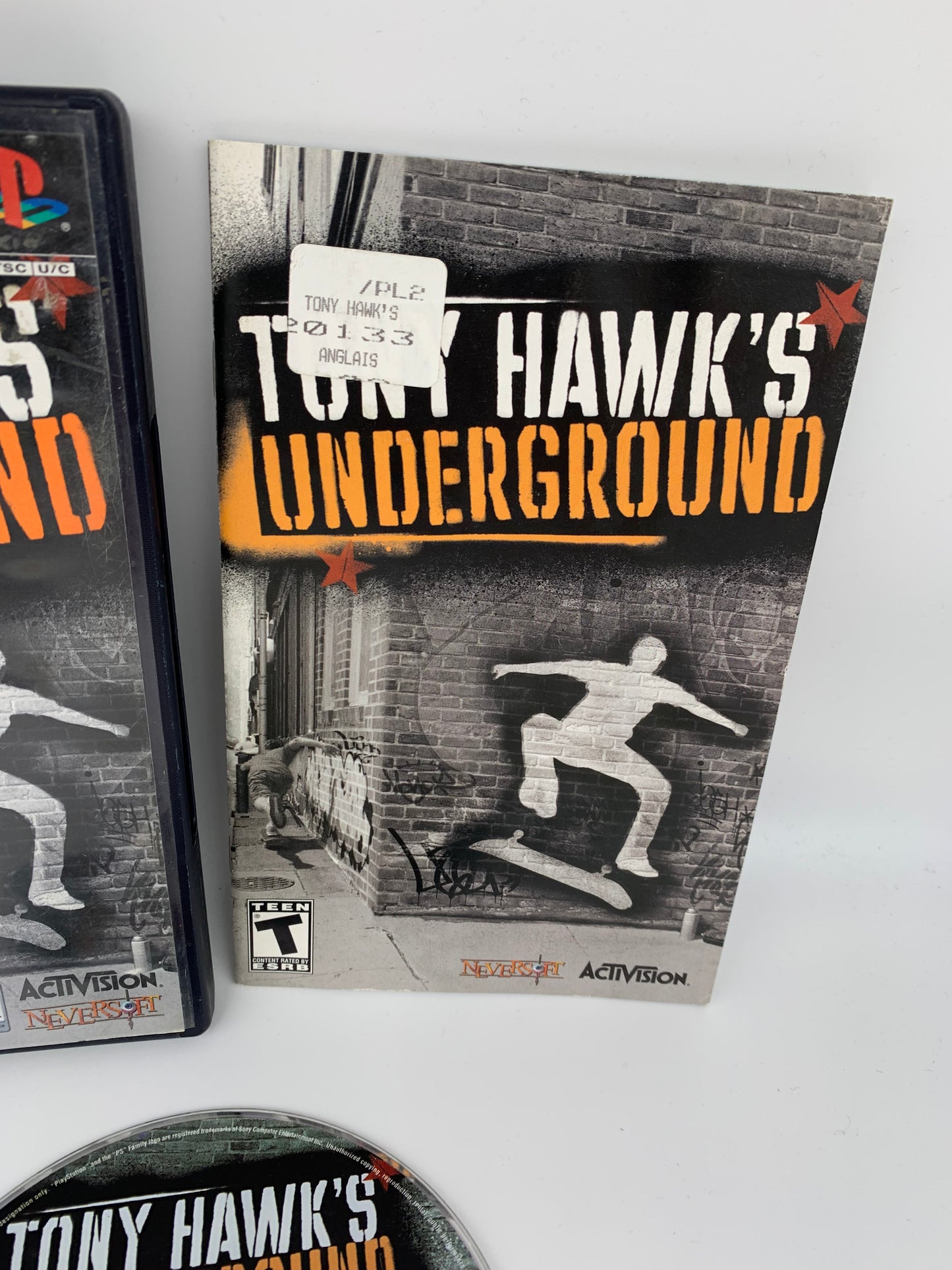 SONY PLAYSTATiON 2 [PS2] | TONY HAWKS UNDERGROUND