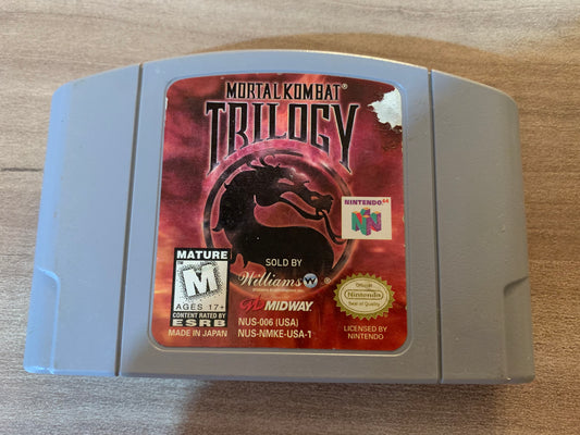 PiXEL-RETRO.COM : NINTENDO 64 (N64) MORTAL KOMBAT TRILOGY GAME NTSC