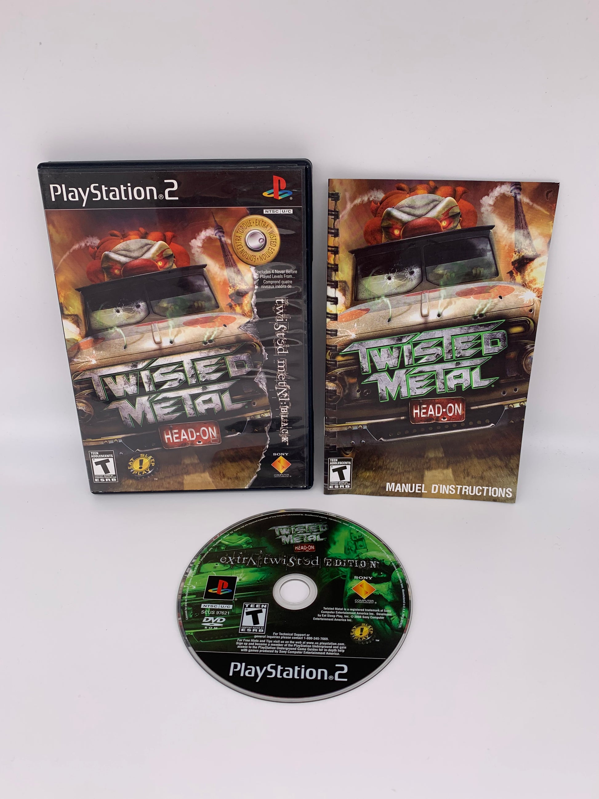 PiXEL-RETRO.COM : SONY PLAYSTATION 2 (PS2) GAME NTSC TWISTED METAL HEAD-ON EXTRA TWISTED EDITION