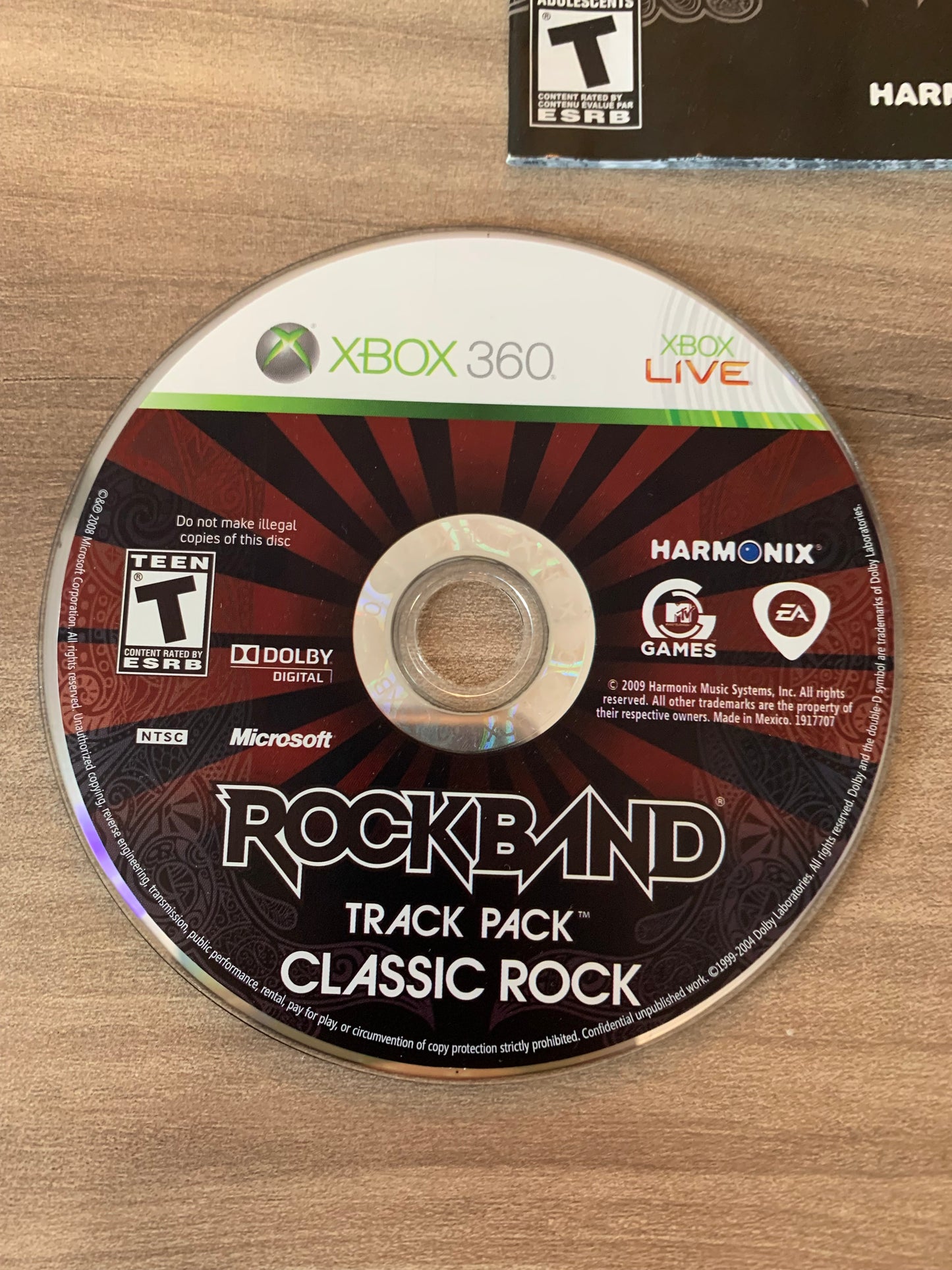 MiCROSOFT XBOX 360 | ROCK BAND TRACK PACK CLASSiC ROCK