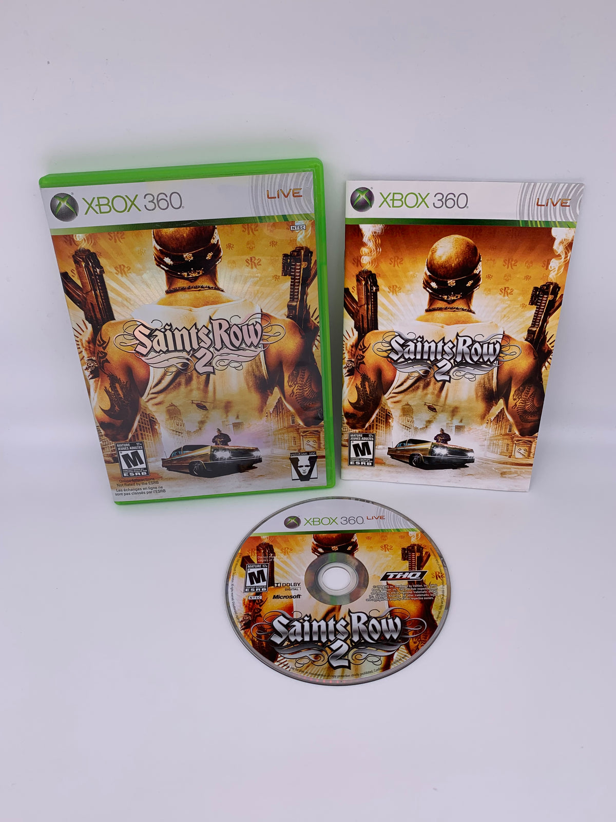 PiXEL-RETRO.COM : MICROSOFT XBOX 360 COMPLETE CIB BOX MANUAL GAME NTSC SAINTS ROW 2