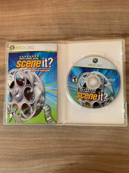 MiCROSOFT XBOX 360 | SCENE iT LiGHT, CAMERA, ACTiON THE MOViE TRiViA GAME