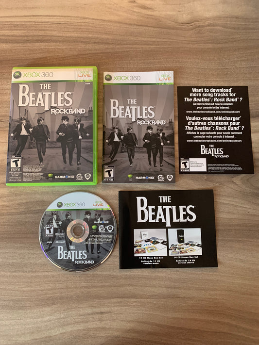PiXEL-RETRO.COM : MICROSOFT XBOX 360 COMPLETE CIB BOX MANUAL GAME NTSC ROCK BAND THE BEATLES
