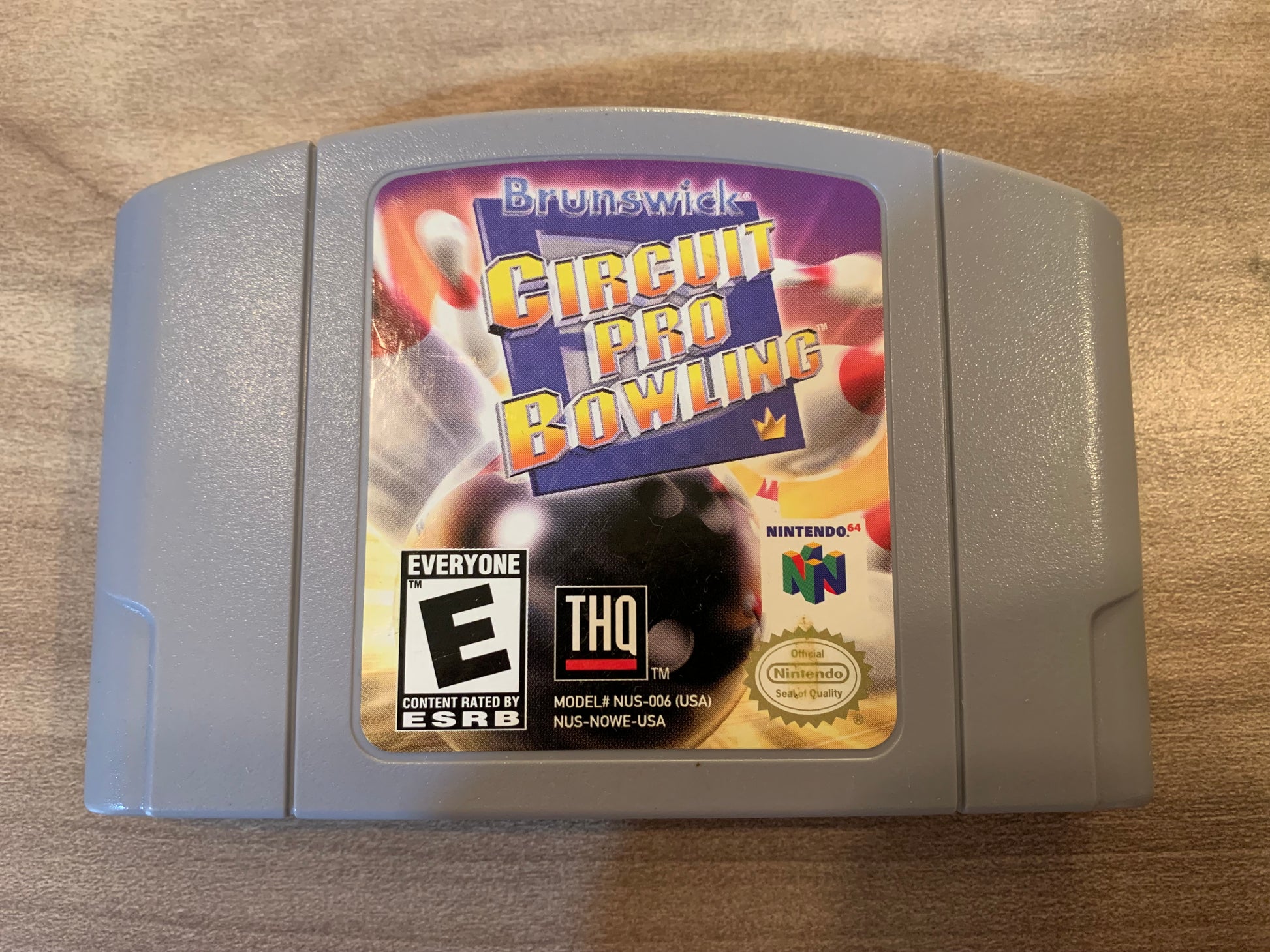 PiXEL-RETRO.COM : NINTENDO 64 (N64) BRUNSWICK CIRCUIT PRO BOWLINGS GAME NTSC