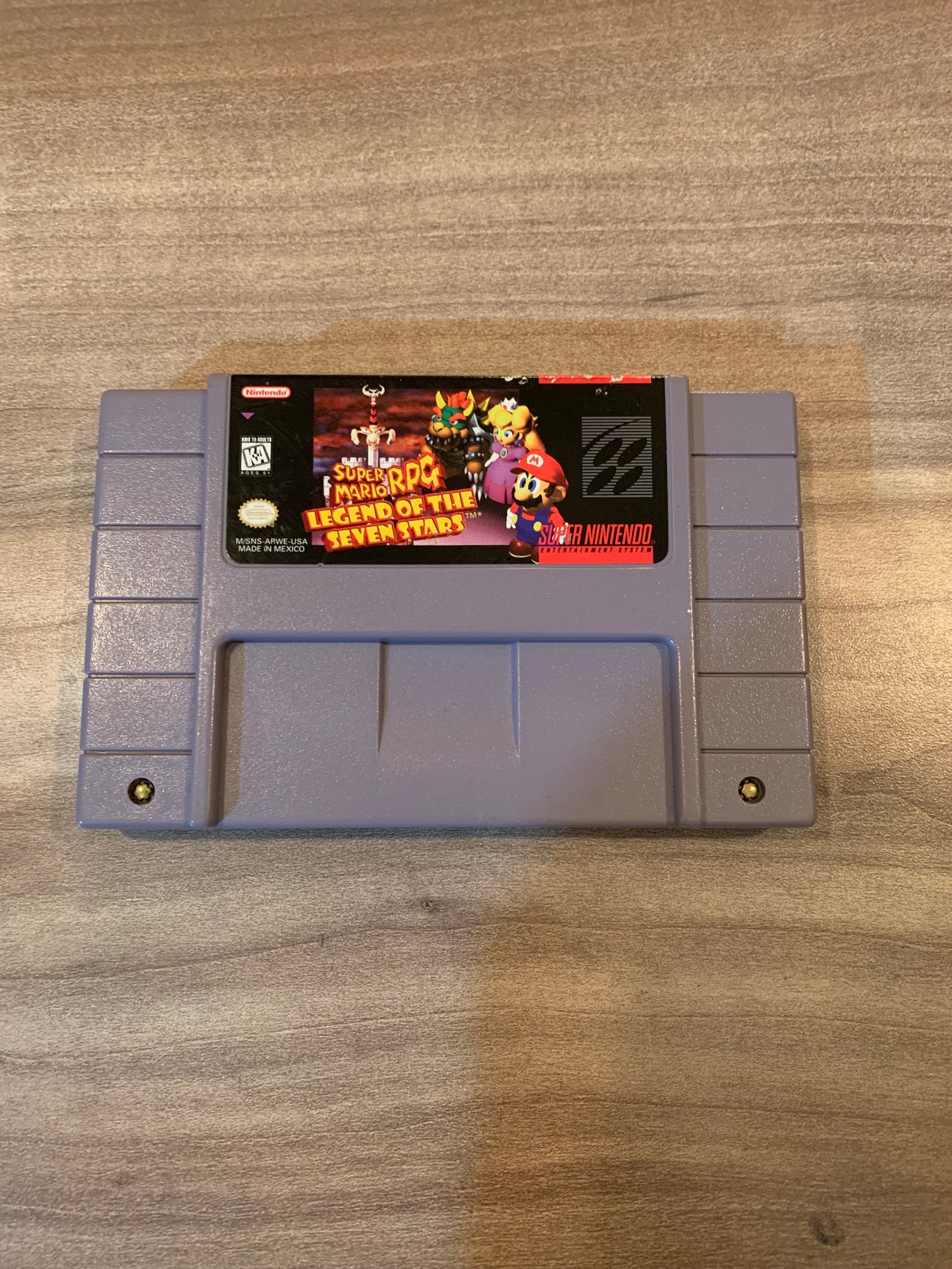 PiXEL-RETRO.COM : SUPER NINTENDO NES (SNES) GAME NTSC SUPER MARIO RPG LEGEND OF THE SEVEN STARS