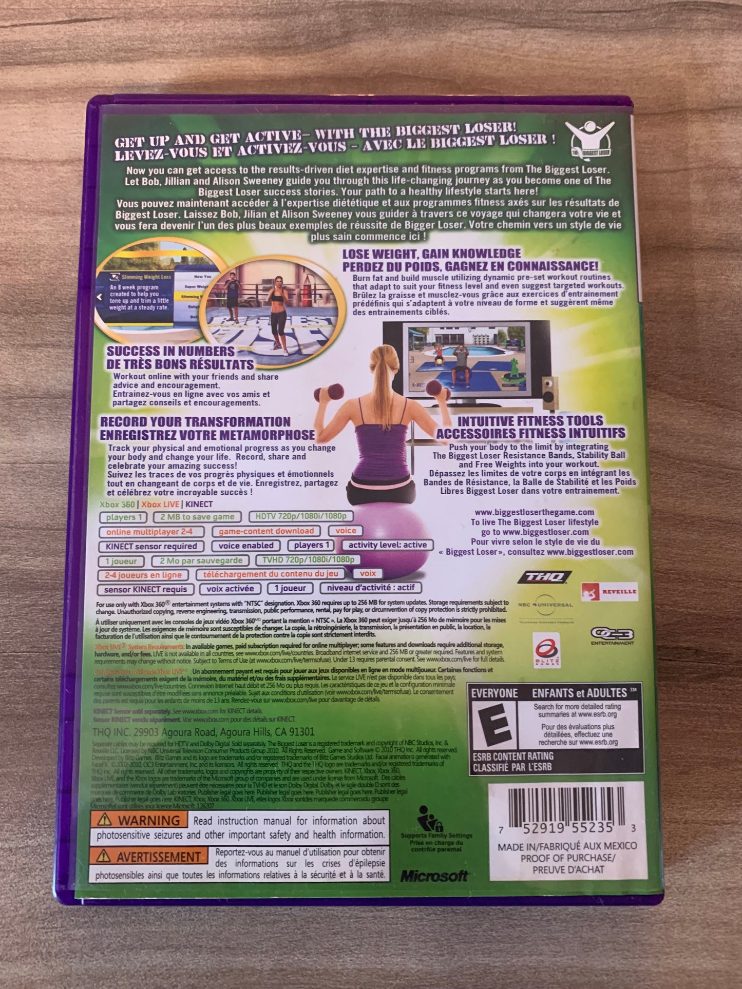 MiCROSOFT XBOX 360 | THE BiGGEST LOSER ULTiMATE WORKOUT