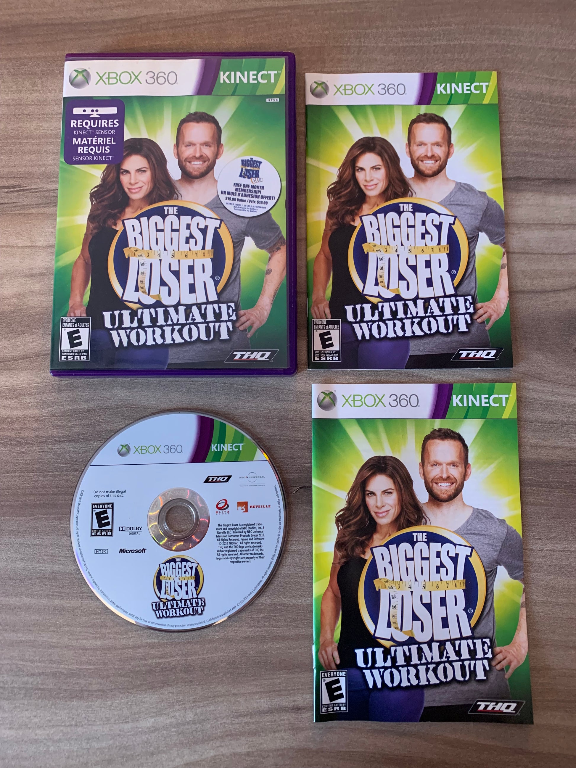 PiXEL-RETRO.COM : MICROSOFT XBOX 360 COMPLETE CIB BOX MANUAL GAME NTSC THE BIGGEST LOSER ULTIMATE WORKOUT